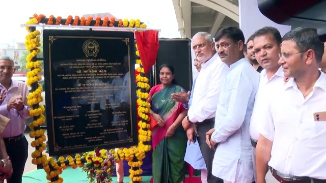 #GUJARAT #AHMEDABAD AMC INSTANT DRAINAGE TRUNK LINE INAUGURATION BY RUSHIKESH PATEL