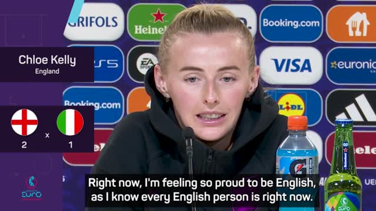 'Never write the English off' - Chloe Kelly after Euro semi-final heroics