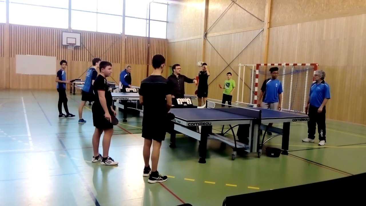 Championnats de Tennis de Table à Nogent le 04/02/18 - Phase 2 - Nogent 1 vs Chancenay-Slo TT 2