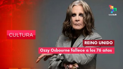 Fallece Ozzy Osbourne a sus 76  años CULTURA EDICIÓN CENTRAL 22-07-2025