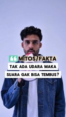 MITOS: Tanpa udara suara tak akan pernah Tembus? #OhmPascal #SainsSazar #physics #science #shorts