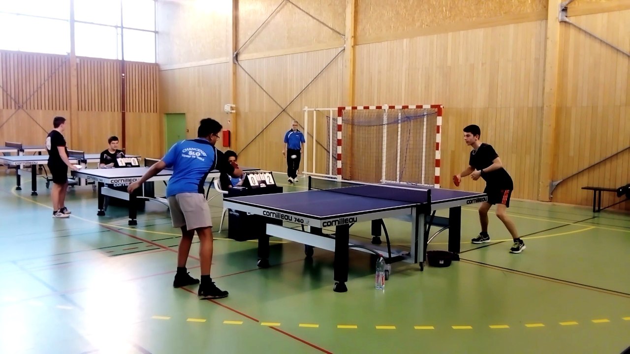 Championnats de Tennis de Table à Nogent le 04/02/18 - Phase 2 - Nogent 1 vs Chancenay-Slo TT 2