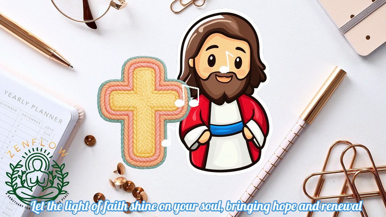 🌻A New Day Filled with My Faith in Jesus🎼Free Relaxing Music🙏God Message Today💕