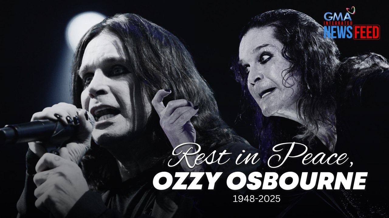 Heavy metal icon na si Ozzy Osbourne, pumanaw sa edad na 76 | GMA Integrated Newsfeed