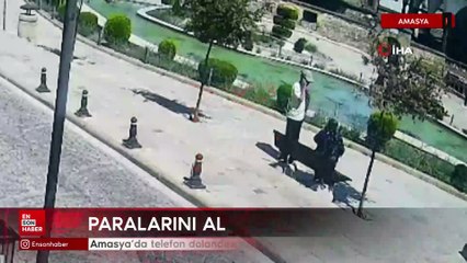 Amasya’da telefon dolandırıcısı, yaşlı kadının paralarını alıp kaçtı