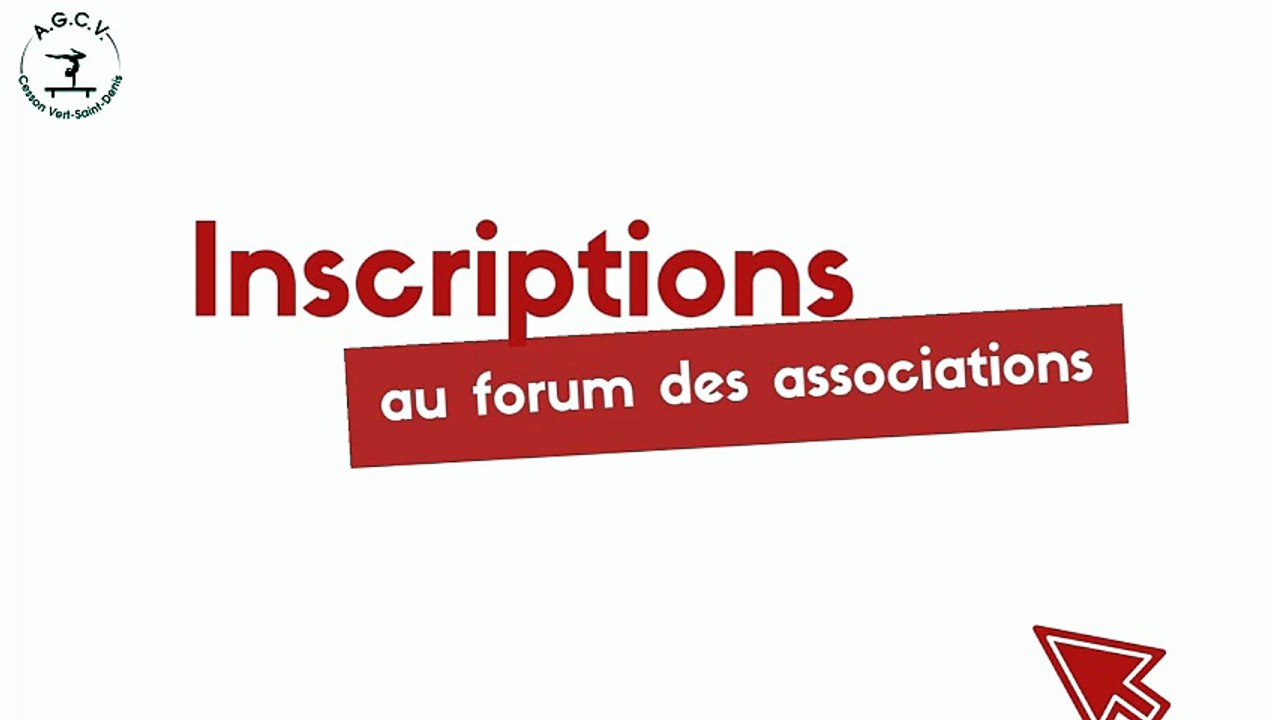 Inscriptions au forum des associations !