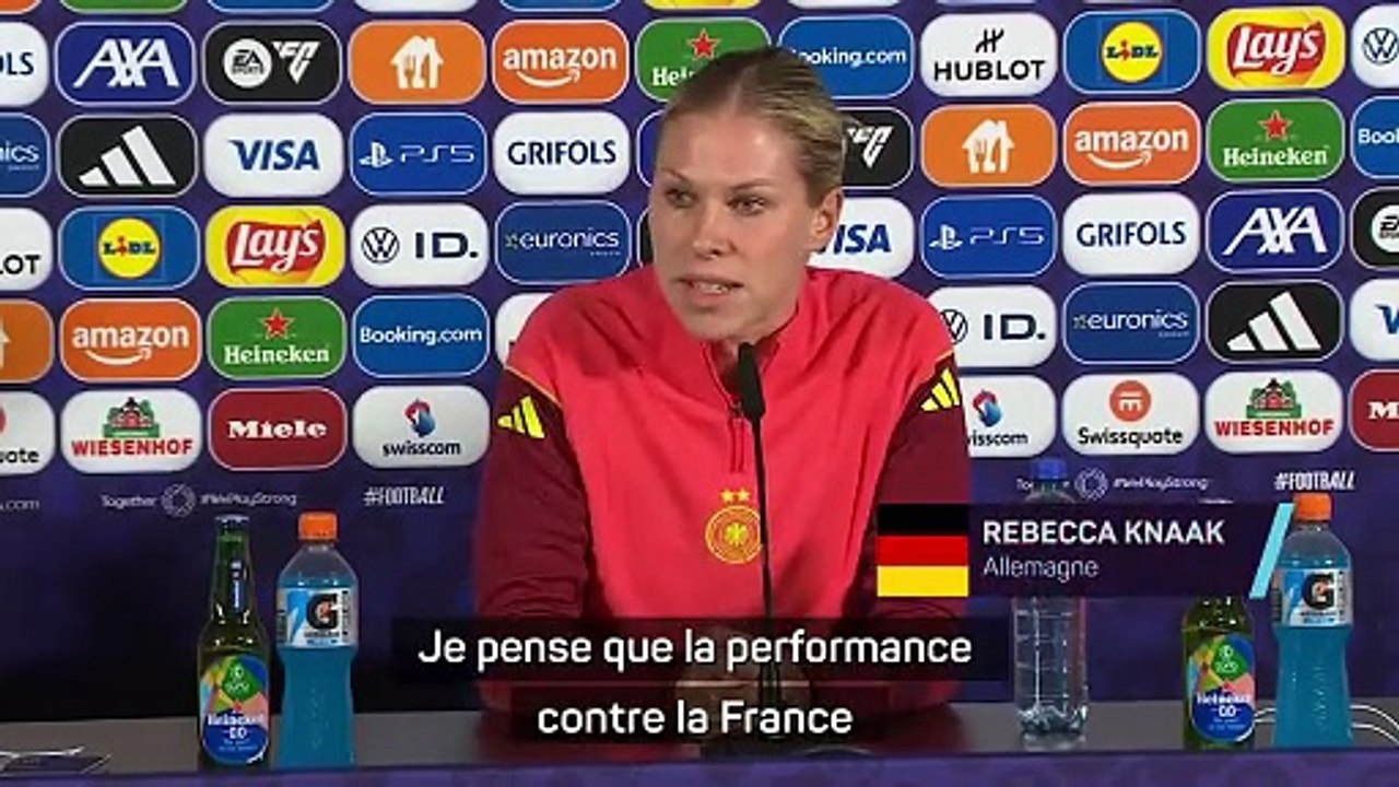 Rebecca Knaak : "Le match contre la France est un modèle !"