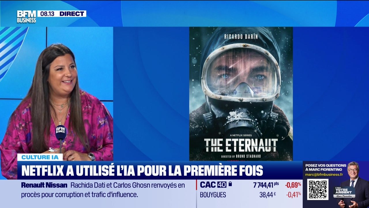 Culture IA : Netflix a utilisé l'IA pour la première fois, par Léa Benaim - 23/07
