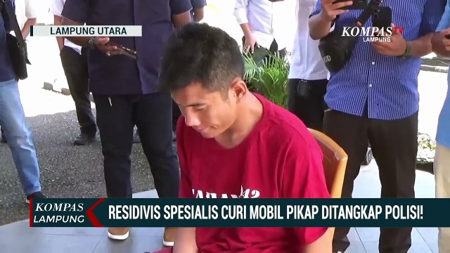 Residivis Spesialis Curi Mobil Pikap Ditangkap Polisi!
