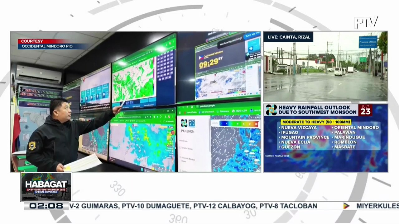 Baha sa ilang lugar sa Occidental Mindoro, humupa na; aabot sa 6-K pamilya, naapektuhan ng baha nitong weekend
