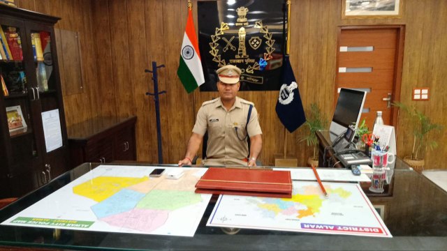 अलवर जिले के नए एसपी सुधीर चौधरी ने संभाला कार्यभार, आते ही कही ये बात...