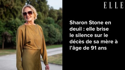 Sharon Stone en deuil : elle brise le silence sur le décès de sa mère à l’âge de 91 ans
