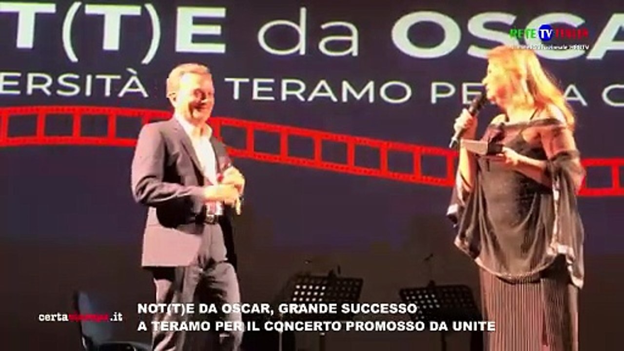 NOT(T)E DA OSCAR, GRANDE SUCCESSO A TERAMO PER IL CONCERTO PROMOSSO DA UNITE