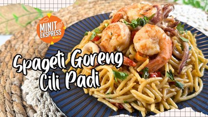 Spageti Goreng Cili Padi, Pedas Menggoda & Confirm Repeat