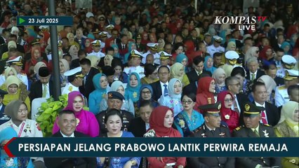Suasana Istana Jelang Presiden Prabowo Lantik Perwira Remaja TNI dan Polri 2025