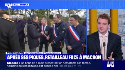 Après ses piques, Retailleau face à Macron - 23/07