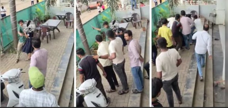 ಕೊರಳ ಪಟ್ಟಿ ಹಿಡಿದು ಯುವಕನಿಗೆ ಥಳಿತ! ನಡುರಸ್ತೆಯಲ್ಲೇ ಕಾಮುಕನ ಚಳಿ ಬಿಡಿಸಿದ ಯುವತಿ