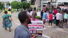 Pension protest in Abuja: Retired police officers demand better welfare