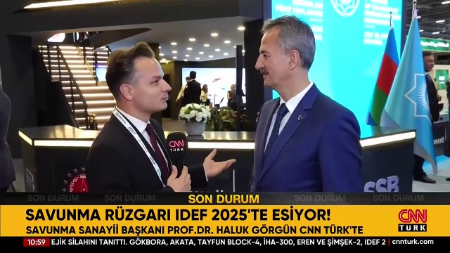 Savunma Sanayii Başkanı Haluk Görgün CNN TÜRK'te: Ülkemizin savunma gücünü arttırmayı sürdüreceğiz