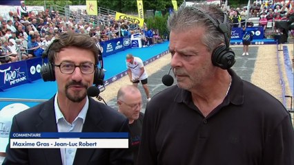 Le replay de la 1ère 1/2 finale triplette mixte - Pétanque