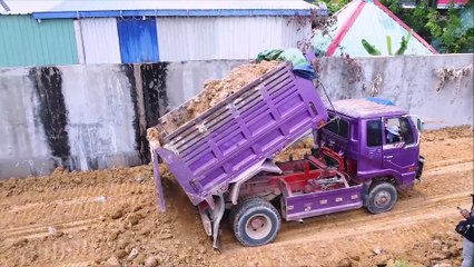 Nicely Work 100% Completed! Proficiency KOMAT'SU D31P Dozer Delete Gaps Road Stone Construction  Mix
