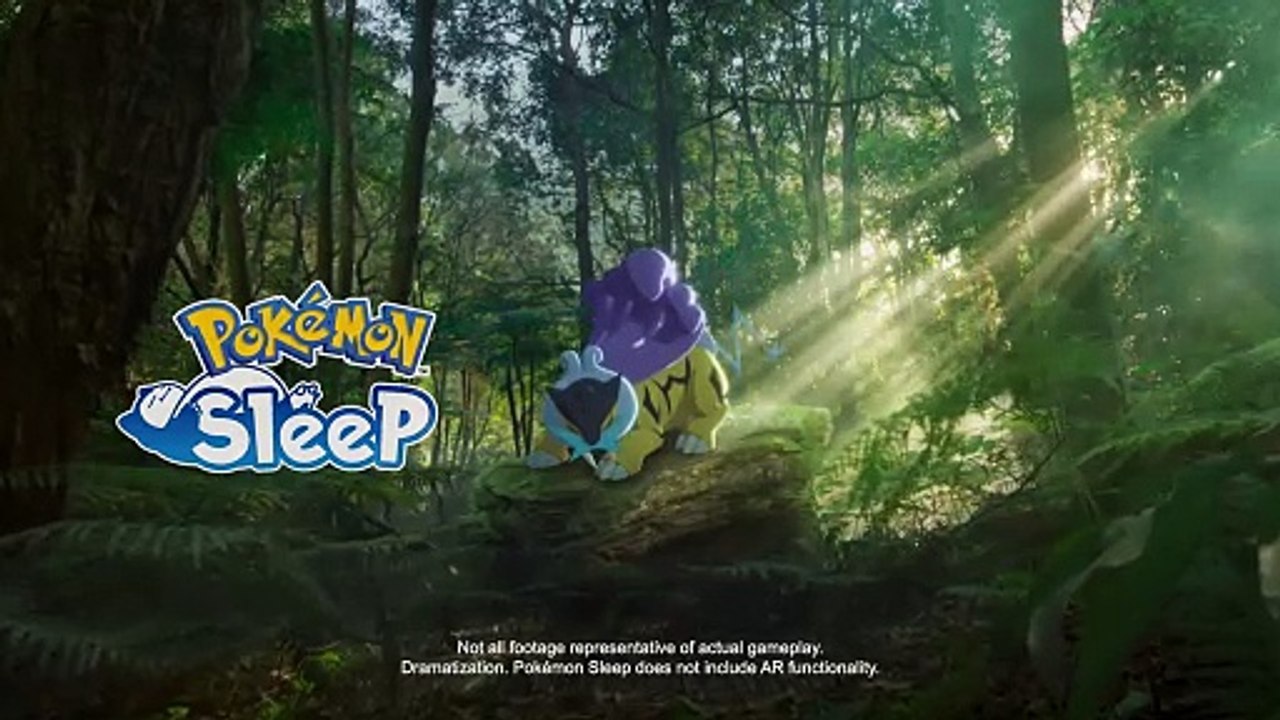 Pokemon Sleep - Raikou, Entei, and Suicune Reveal Trailer