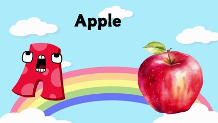 A for Apple 🍏  Best ABC Song for Kids _ Phonics Sounds & Alphabet Learning
