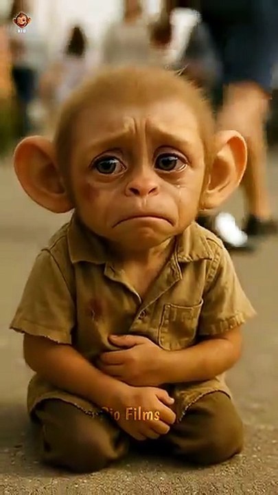 poor baby monkey rio and his sister emotional 😭 story ❤️