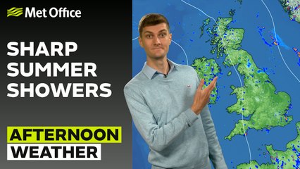 Met Office Afternoon Weather Forecast 23/07/2025 - Large amounts of cloud