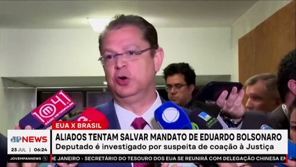 Eduardo Bolsonaro deve concluir o mandato nos EUA, diz líder do PL