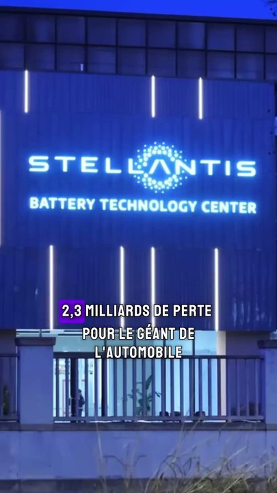 2,3 milliards € de perte pour Stellantis en 2025