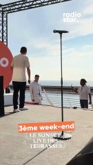 Julien Lieb arrive sur la scène des Sunset Live des Terrasses #julienlieb #sunsetlive #concert #live