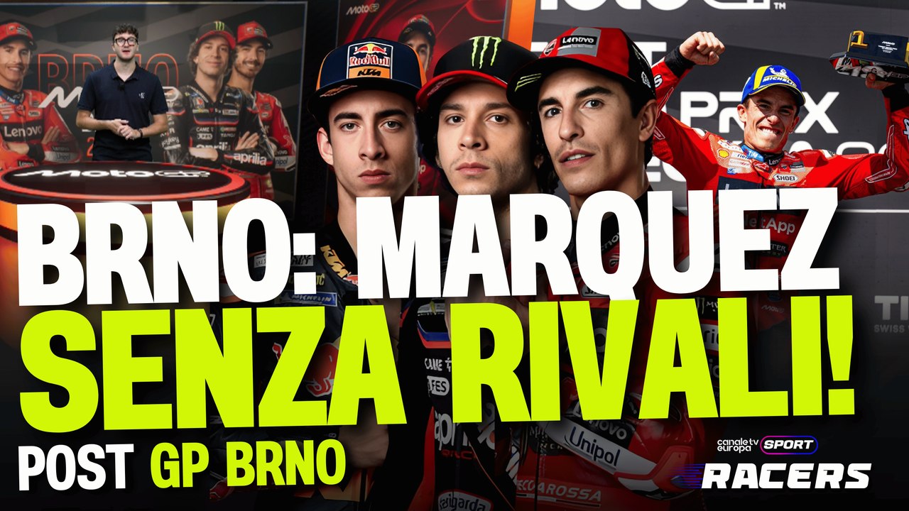 MotoGP Brno: MARQUEZ INARRESTABILE! 8ª Vittoria Stregonica, Bezzecchi 2°, Bagnaia Fuori Podio!