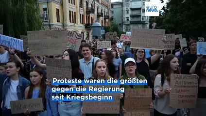 Proteste gegen Gesetz zu Anti-Korruptionsbehörden in der Ukraine: Will Selenskyj seine Entourage schützen?