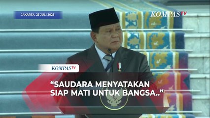 Presiden Prabowo Ingatkan Perwira TNI-Polri Hayati Sumpah: Saudara Menyatakan Siap Mati