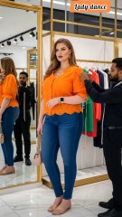 tailor getting her measurements