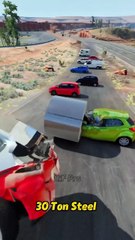 30 TONS of Steel vs Car – You Won’t Believe What Happened!