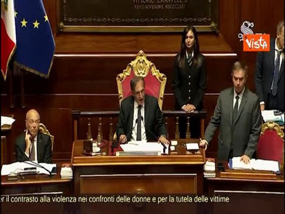 Gli auguri di La Russa in Aula al Presidente Mattarella per il suo compleanno