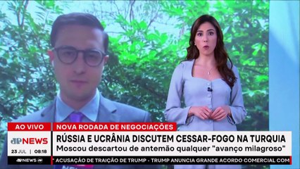 Rússia e Ucrânia discutem cessar-fogo na Turquia