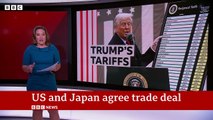 US and Japan agree ‘largest trade deal in history’, says Donald Trump | BBC News