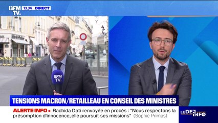 Conseil des ministres: "Emmanuel Macron a voulu remettre Bruno Retailleau à sa place"