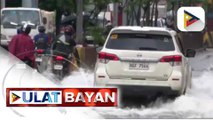 Mga rider na dumaraan sa Rizal, apektado na ang kita dahil sa baha; isang kalye sa Brgy. Bagong Silangan, Quezon City, passable na