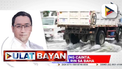 Ilang bahagi ng Cainta, Rizal, lubog pa rin sa baha