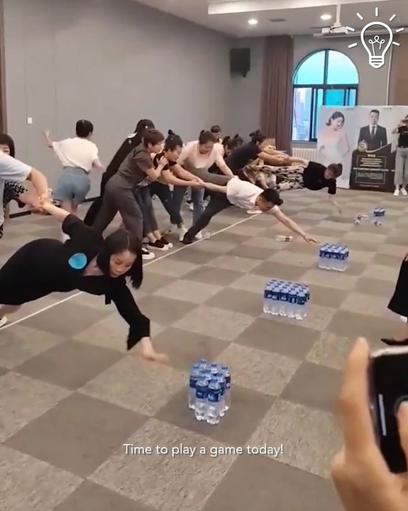 Reach the bottles without falling🤗