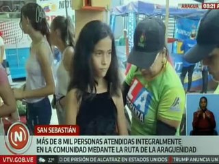 Ruta de la Aragüeñidad ha beneficiado a más de 8 mil personas con jornada de atención integral