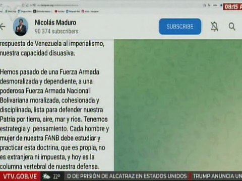 Jefe de Estado rememoró 16 años del Aló Presidente Teórico N°5 dedicado a la Nueva Doctrina Militar