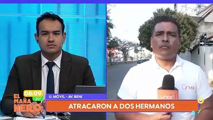 ATRACARON A DOS HERMANOS