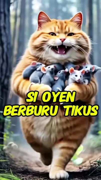 Oyen Berburu Tikus