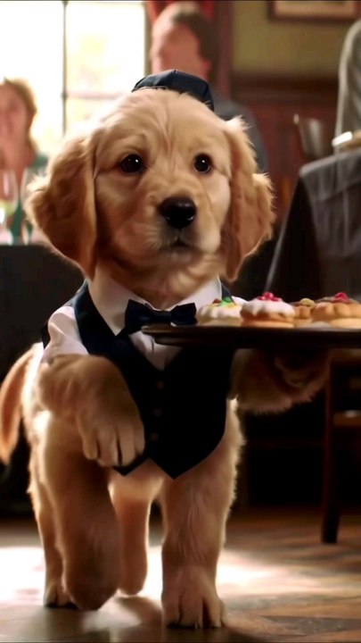 Waiter Puppy