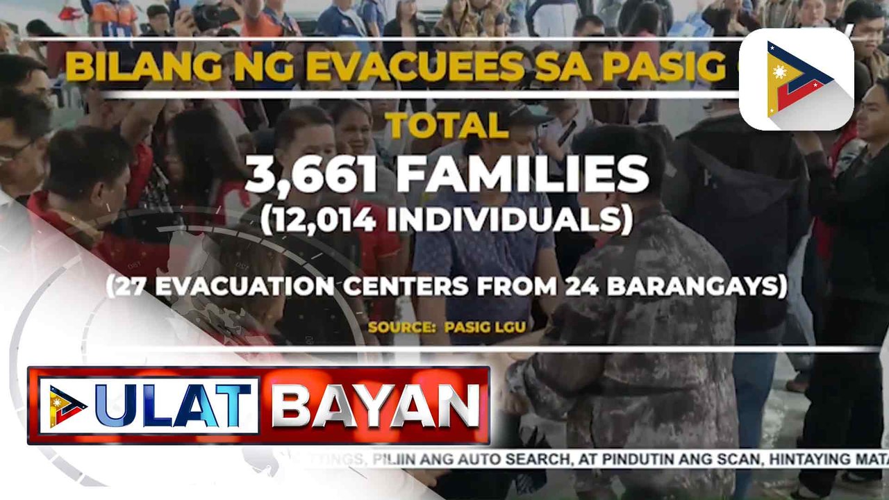 Ilang residente sa Pasig City, lumikas na dulot ng paglalim ng baha